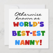Otherwise Known as Best-est Nanny Gifts (Front)