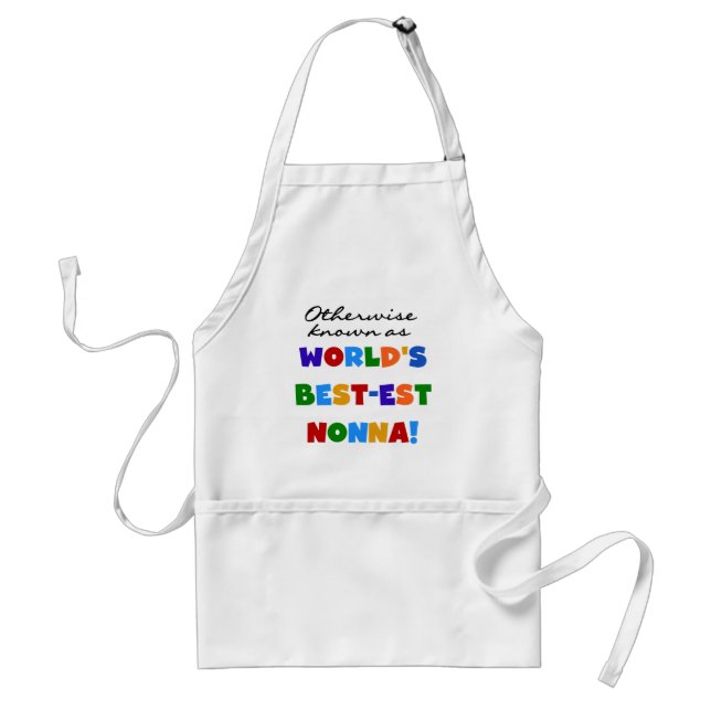 Otherwise Known as Best-est Nonna Tshirts Gifts Adult Apron (Front)