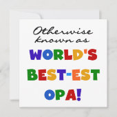 Otherwise Known as Best Opa T-shirts and Gifts (Front)