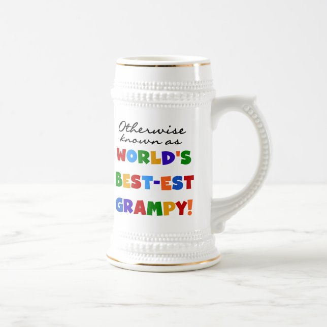 Otherwise Known as World's Best-est Grampy Gifts Beer Stein (Right)