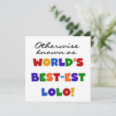 Otherwise Known Best-est Lolo T-shirts and Gifts (Standing Front)