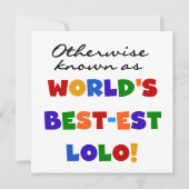 Otherwise Known Best-est Lolo T-shirts and Gifts (Front)