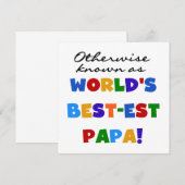 Otherwise Known Best-est Papa Tshirts and Gifts (Front/Back)