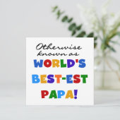Otherwise Known Best-est Papa Tshirts and Gifts (Standing Front)
