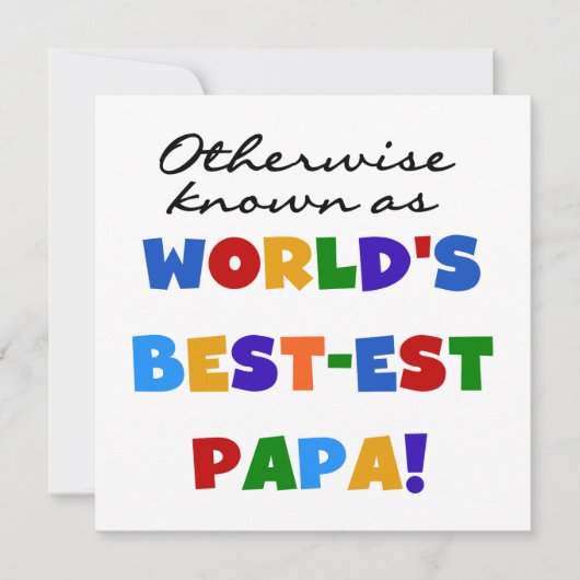 Otherwise Known Best-est Papa Tshirts and Gifts (Front)