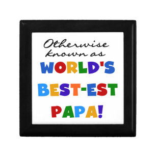 Otherwise Known Best-est Papa Tshirts and Gifts Jewelry Box