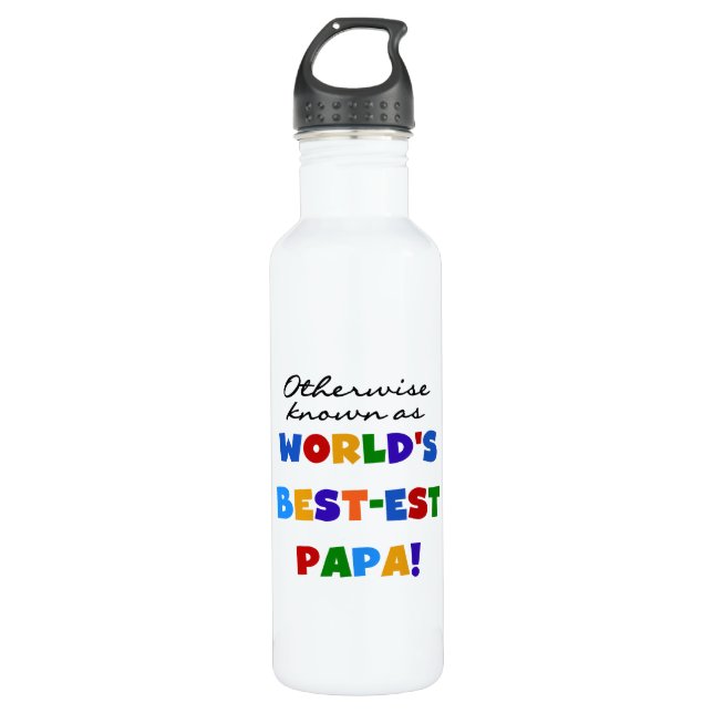 Otherwise Known Best-est Papa Tshirts and Water Bottle (Front)