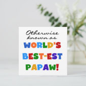Otherwise Known Best-est Papaw T-shirts and Gifts (Standing Front)
