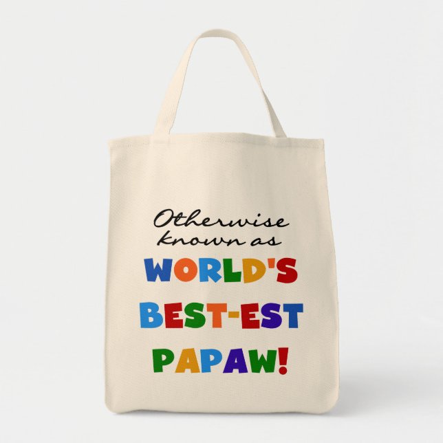Otherwise Known Best-est Papaw T-shirts and Gifts Tote Bag (Front)