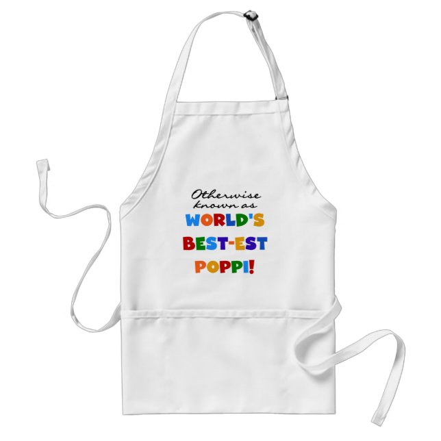 Otherwise Known Best-est Poppi T-shirts and Gifts Adult Apron (Front)