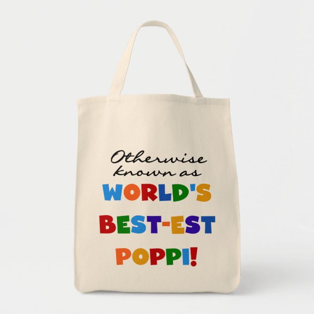 Otherwise Known Best-est Poppi T-shirts and Gifts Tote Bag (Front)