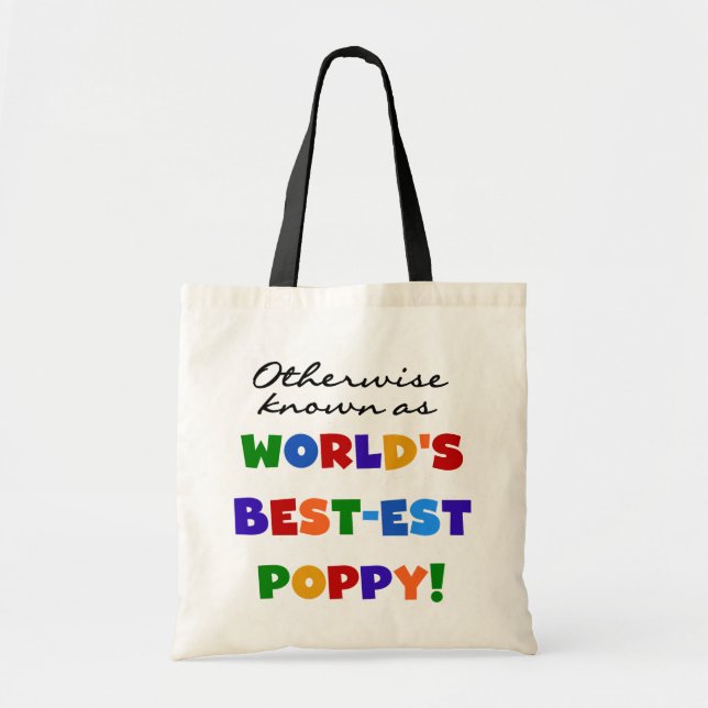 Otherwise Known Best-est Poppy Tshirts and Gifts Tote Bag (Front)