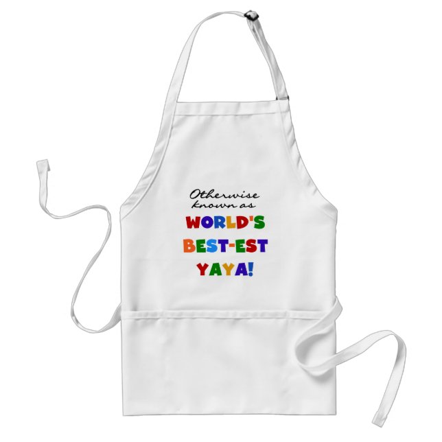 Otherwise Known Best-est Yaya T-shirts and Gifts Adult Apron (Front)