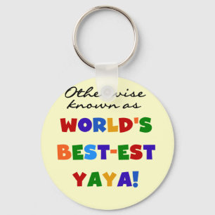 Otherwise Known Best-est Yaya T-shirts and Gifts Keychain