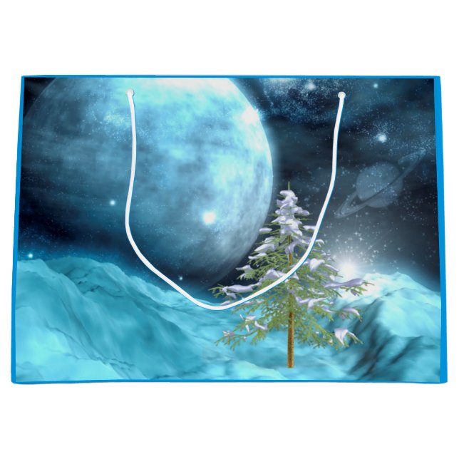 Otherwordly Christmas Large Gift Bag (Front)