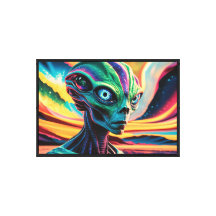 Otherworldly alien aurora