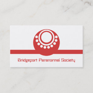 Otherworldly Business Card, Red Card