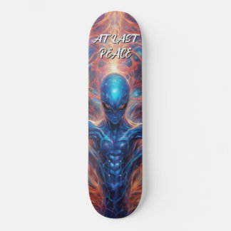 Otherworldly Creature: Surreal Skateboard Design
