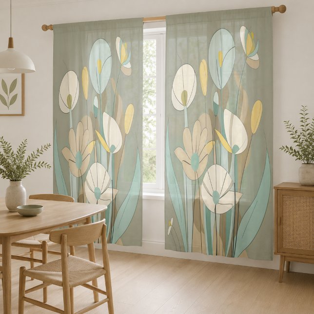 Otherworldly Future Sheer Curtains (Otherworldly Future Sheer Curtains
)