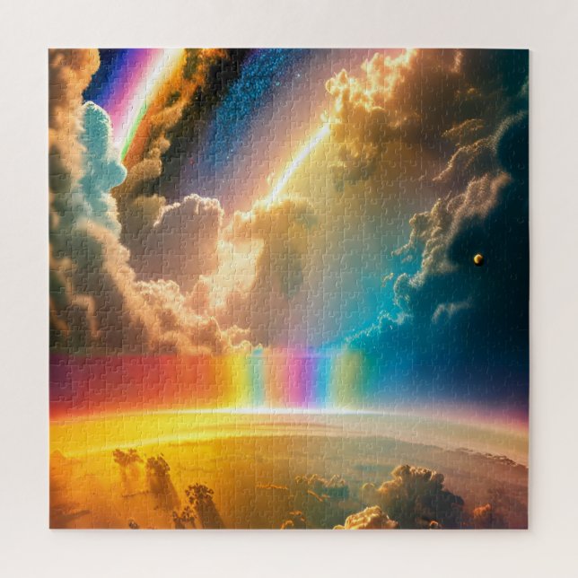 Otherworldly Indigo Celestial Event Inside Cosmos Jigsaw Puzzle (Vertical)