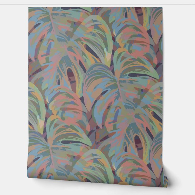 Otherworldly Palms Wallpaper Wallpaper (Unrolling)