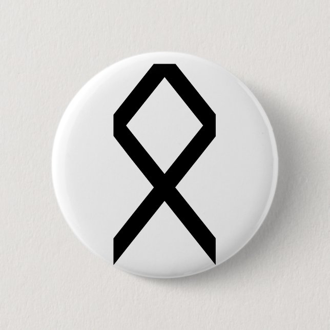 OTHILA RUNE PINBACK BUTTON (Front)