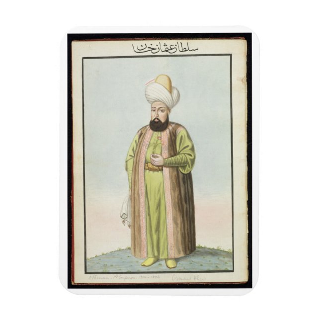 Othman (Osman) I (1259-1326), founder of the Ottom Magnet (Vertical)