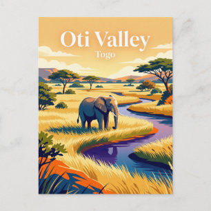Oti Valley Wildlife Reserve Togo Postcard