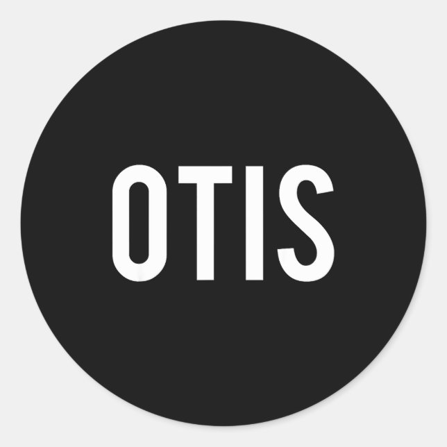 Otis - Cool New Funny Name Fan Gift Tee  Classic Round Sticker (Front)