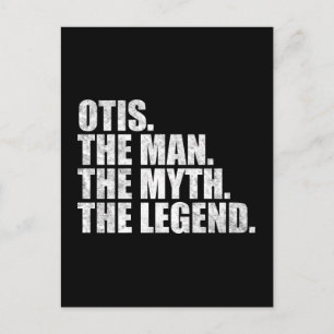 Otis name, Otis The Man The Myth The Legend Postcard