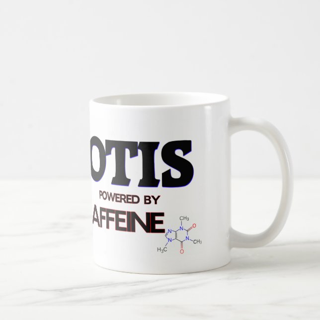 Otis Powered by Caffeine Coffee Mug (Right)