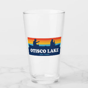 Otisco Lake New York Canoe Glass