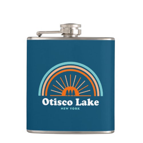 Otisco Lake New York Rainbow Flask