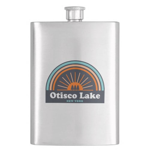 Otisco Lake New York Rainbow Flask