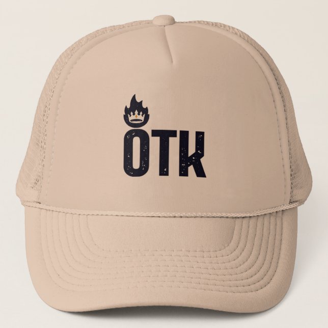 OTK OTK one true king organization Essential Trucker Hat (Front)