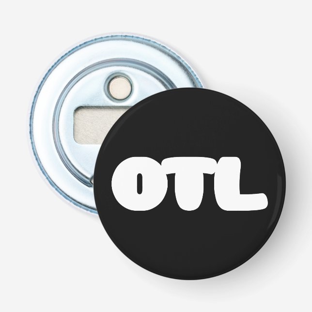 OTL Emoticon ~ Korean Slang Bottle Opener (Front)