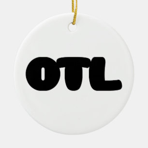 OTL Emoticon ~ Korean Slang Ceramic Ornament