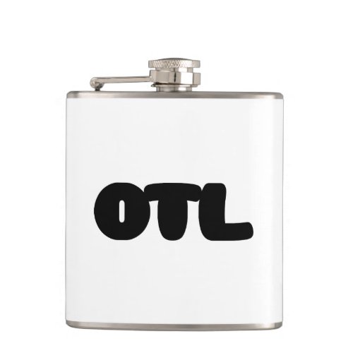 OTL Emoticon  Korean Slang Flask