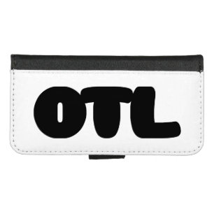OTL Emoticon ~ Korean Slang iPhone 8/7 Wallet Case