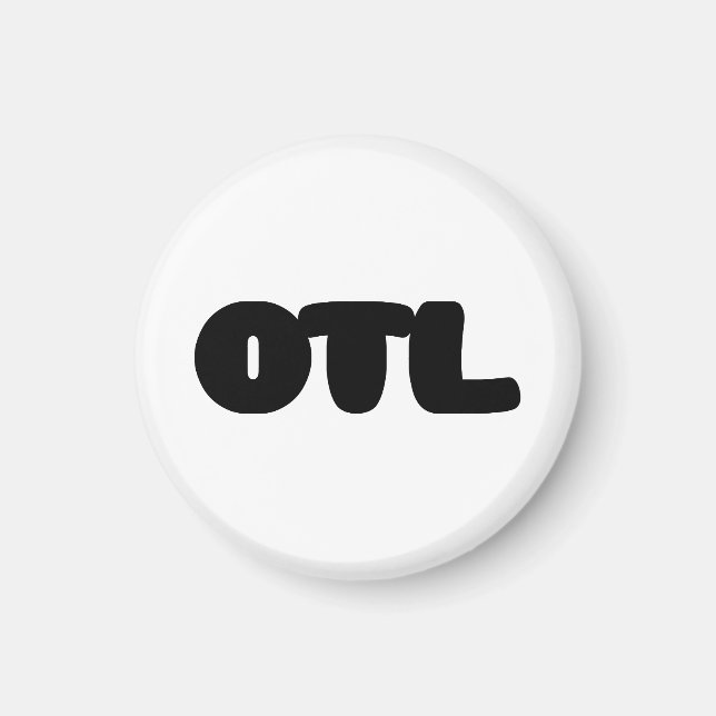 OTL Emoticon ~ Korean Slang Magnet (Front)