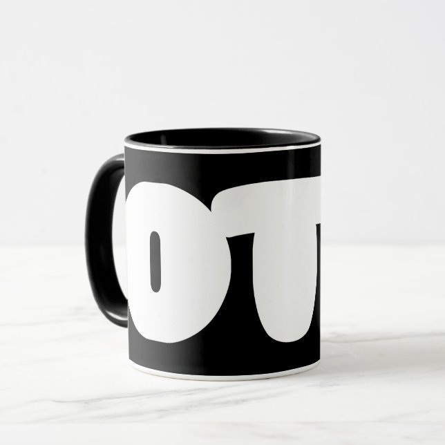 OTL Emoticon ~ Korean Slang Mug (Front Left)
