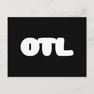 OTL Emoticon ~ Korean Slang Postcard