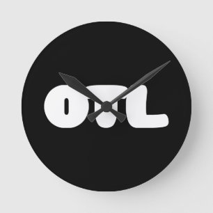 OTL Emoticon ~ Korean Slang Round Clock
