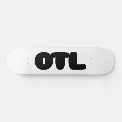 OTL Emoticon  Korean Slang Skateboard