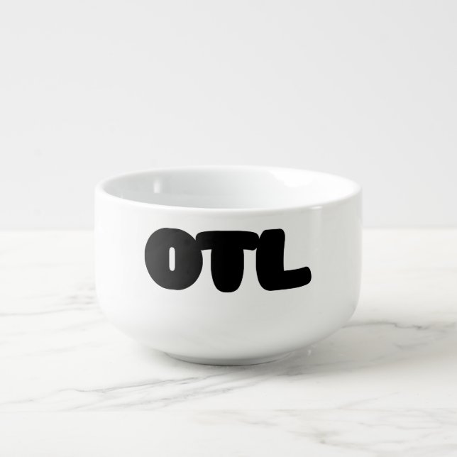 OTL Emoticon ~ Korean Slang Soup Mug (Front)