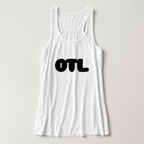 OTL Emoticon  Korean Slang Tank Top