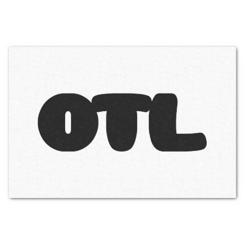 OTL Emoticon  Korean Slang Tissue Paper