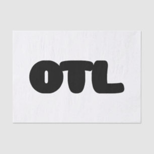 OTL Emoticon ~ Korean Slang Tissue Paper