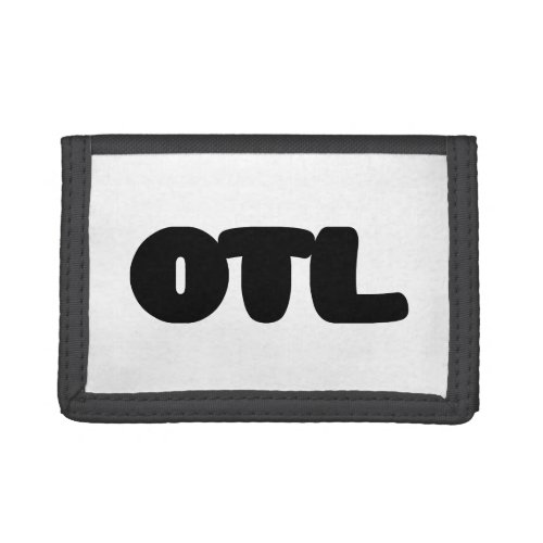 OTL Emoticon  Korean Slang Trifold Wallet