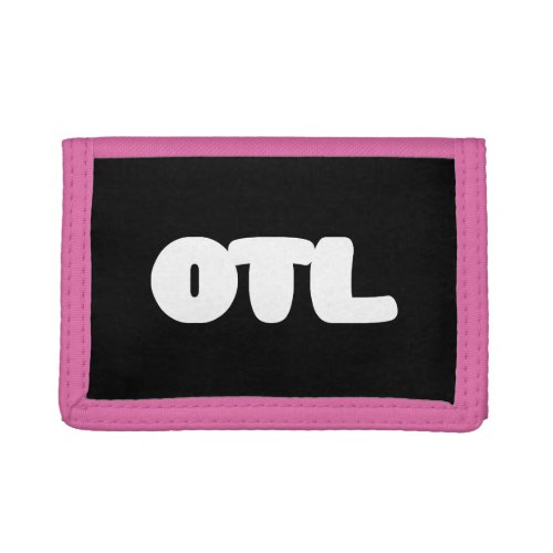 OTL Emoticon  Korean Slang Trifold Wallet